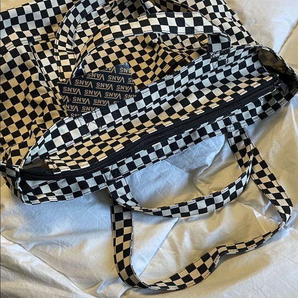 VANS Tell All zip Canvas Tote Bag - Picture 11 of 15